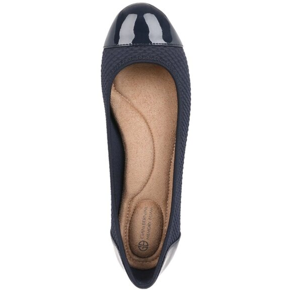 Giani Bernini Women's Taylee Memory Foam Cap Toe Ballet Flats - Picture 2 of 3